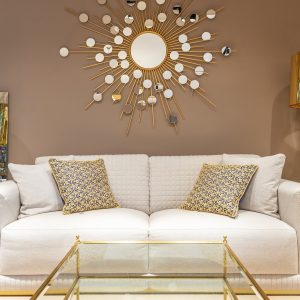 Faux Leather Accent Chair