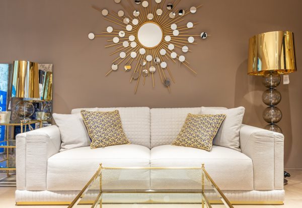 Faux Leather Accent Chair